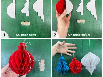 Set 03 Giấy xếp thông châu nhũ tuyết (Nhiều màu) C13 - 17cm GIAYXEP-02